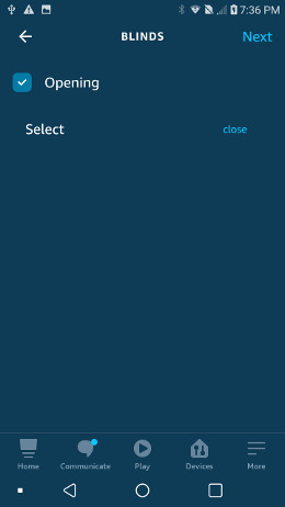 press SELECT and choose CLOSE to assign ACTION COMMAND press SELECT and choose CLOSE to assign ACTION COMMAND