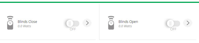 switch control of blinds opening and closing in Vera switch control of blinds opening and closing in Vera